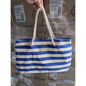 Avon Nautical Blue And White Tote Bag New